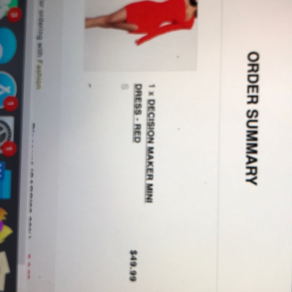 Red Dress - Picture 3 of 3